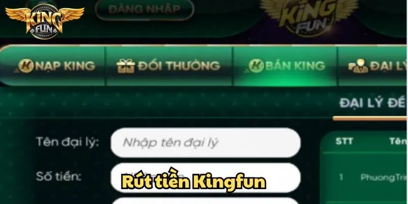Rút tiền Kingfun đơn giản, bảo mật và minh bạch 1 Rút tiền Kingfun đơn giản, bảo mật và minh bạch